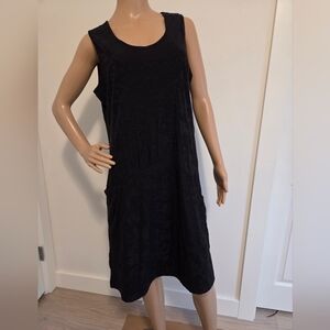 Parsley & Sage Black Sleeveless Midi Dress